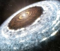 شناسایی حلقه برف کهکشانی پیرامون ستاره جوان