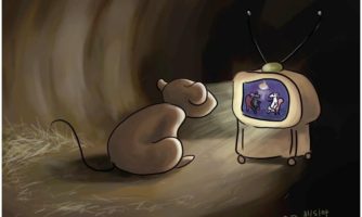 موش‌ها هم تماشای تلویزیون را دوست دارند!