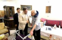 دیدار صمیمانه وزیر راه با مهندس علی اکبر معین فر