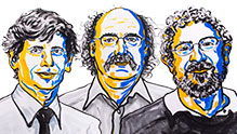 سه قاچ نامساوی از نوبل ۲۰۱۶ برای سه فیزیکدان انگلیسی