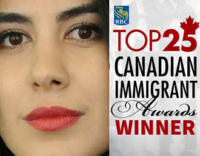 دختر کارآفرین ایرانی، برنده جایزه کانادایی‌های مهاجر ۲۰۱۷