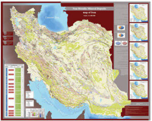 تصمیم‌گیری‌های کلان اکتشافی آسانتر شد: تهیه نقشه تیپ‌های کانه‌زایی مواد معدنی غیرفلزی ایران در مقیاس یک میلیونیوم