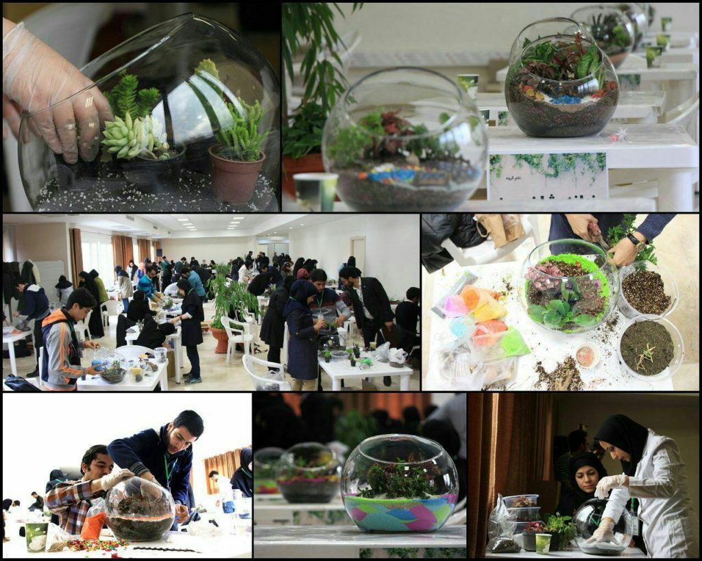 نخستین رقابت کشوری دانشجویان در ساخت باغ های شيشه ای
