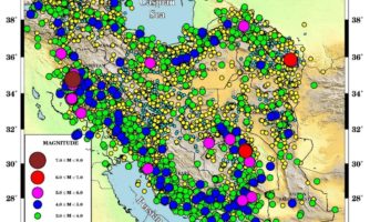 با افزایش ۶۰ درصدی نسبت به سال ۹۵: ایران پارسال بیش از ۱۸ هزار بار لرزید