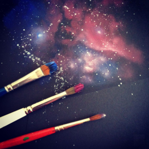 رویای کهکشانی من نقاشی فضایی