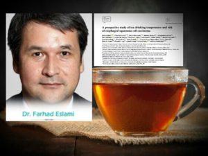 درخشش نتایج مطالعه بی سابقه محققان ایران در اخبار علمی جهان: ارائه دقیق ترین شواهد علمی از تاثیر دمای چای داغ بر افزایش ۹۰ درصدی شانس بروز سرطان مری