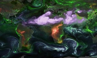 ببینید چگونه آئروسل‌ها در آسمان زمین شناور می‌شوند