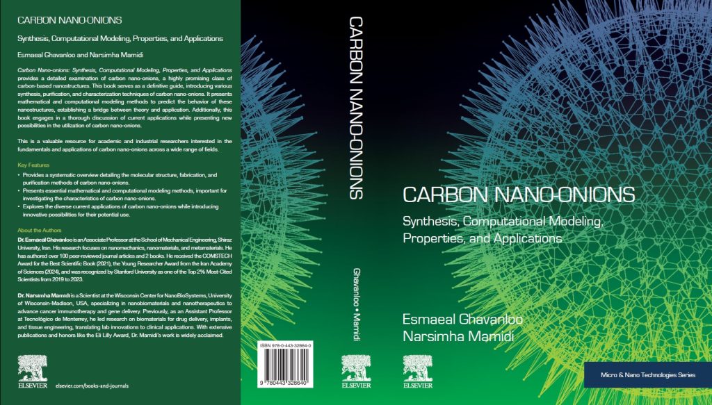 انتشار نخستین کتاب تخصصی جهان در زمینه نانوپیازهای کربنی