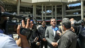 بازدید حسین افشین از دانشگاه صنعتی اصفهان