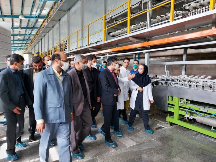 افتتاح کارخانه تولید دستکش