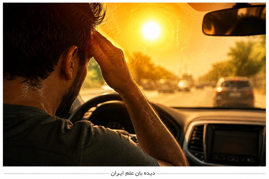 گرما می‌تواند خطر تصادفات رانندگی را افزایش دهد!